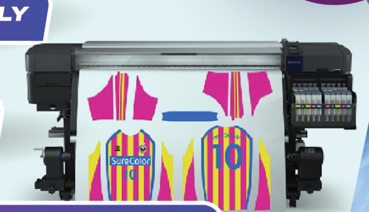 Large-format sublimation printer