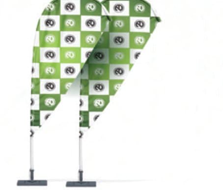 Teardrop Banner Set (3m)