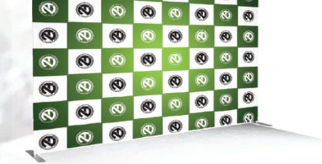 Slimline Backdrop (850mm x 2m)
